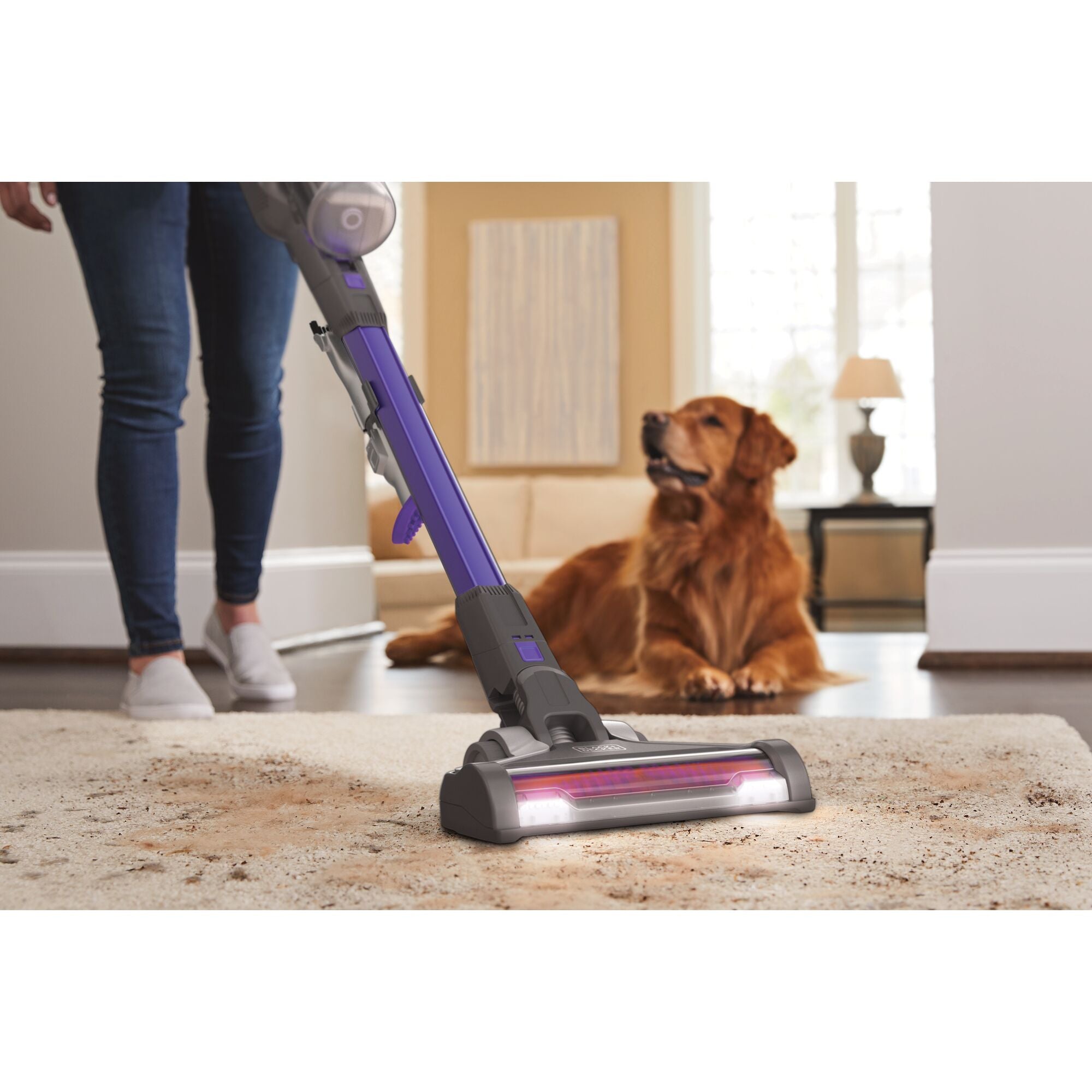 black-decker-powerseries-extreme-cordless-pet-hair-stick-vacuum-cleaner-20v-max- image 2