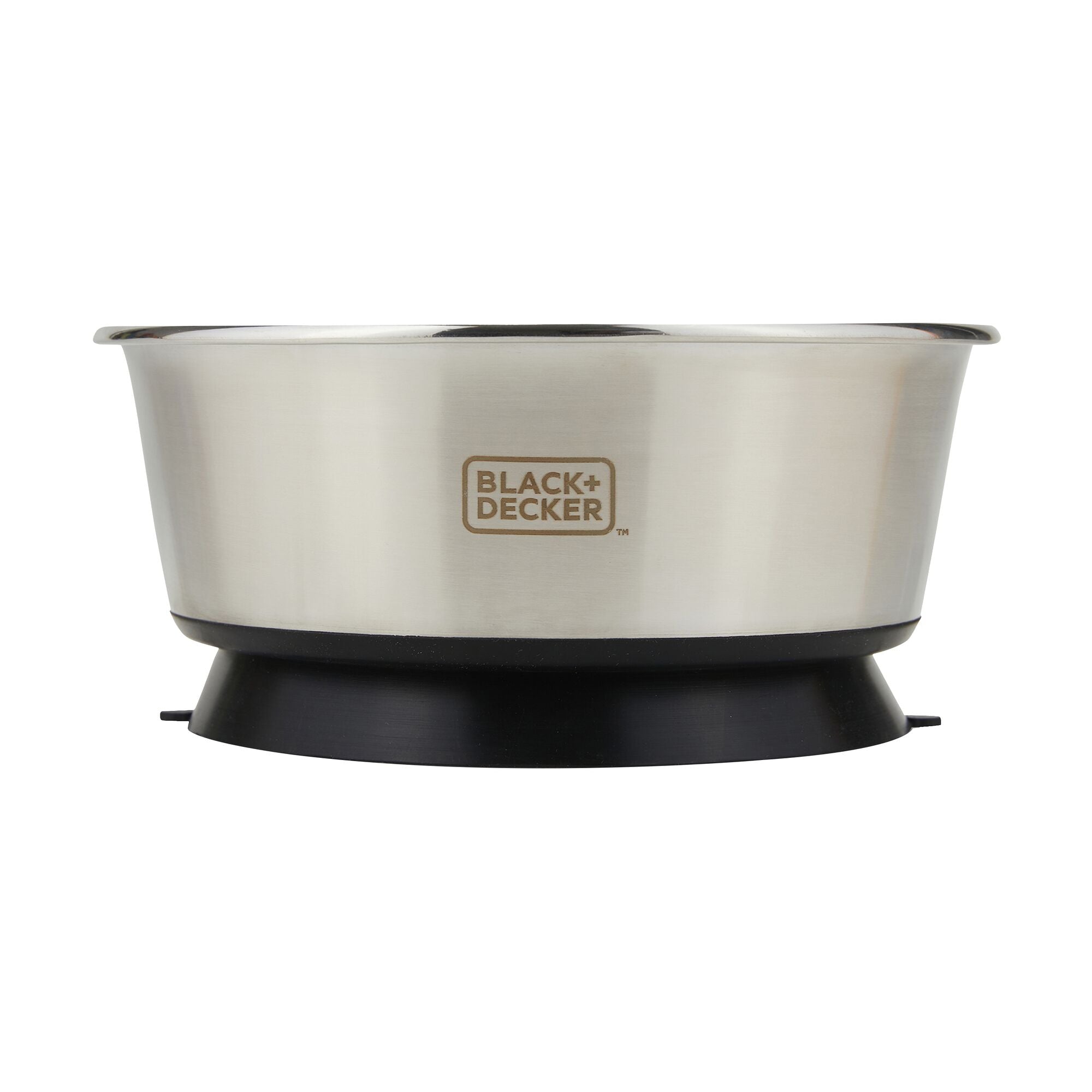 black-decker-suction-cup-pet-bowl-8-26-in-stainless-steel image 1