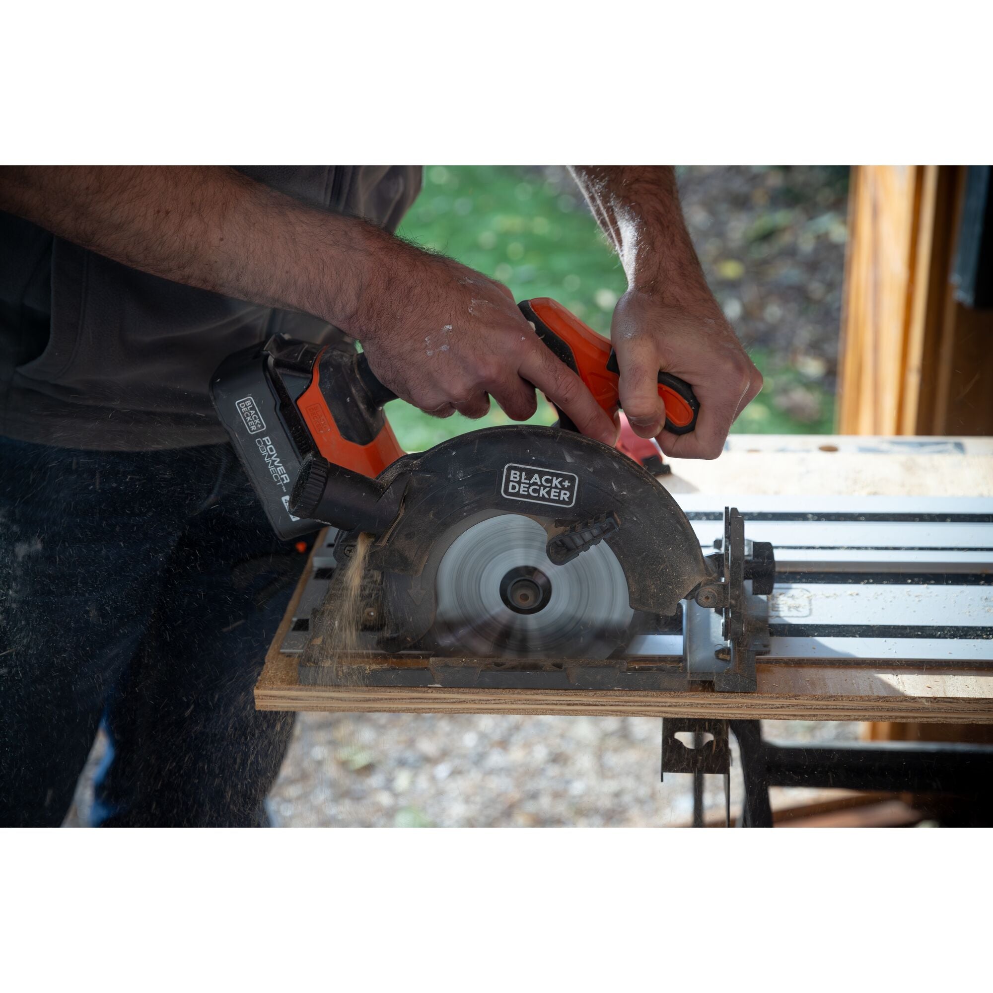 black-decker-20v-max-powerconnect-cordless-brushless-6-1-2-in-circular-saw-kit-b image 2