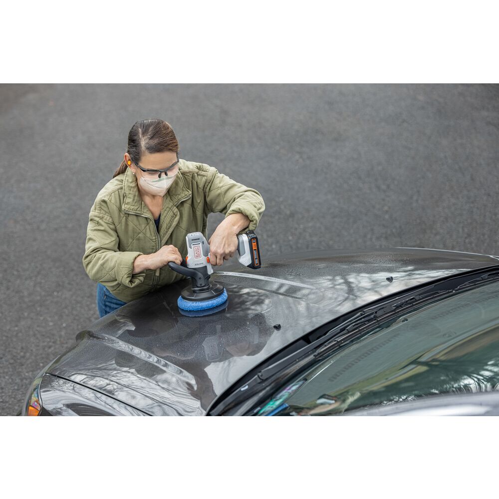 black-decker-20v-max-powerconnect-matrix-cordless-buffer-kit-with-battery-and-ch-2 image 2