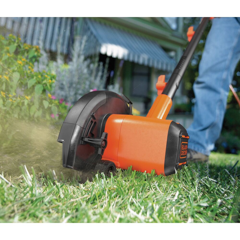 black-decker-20v-max-powerconnect-cordless-edger-kit-with-7-1-2-blade-battery-ch image 2