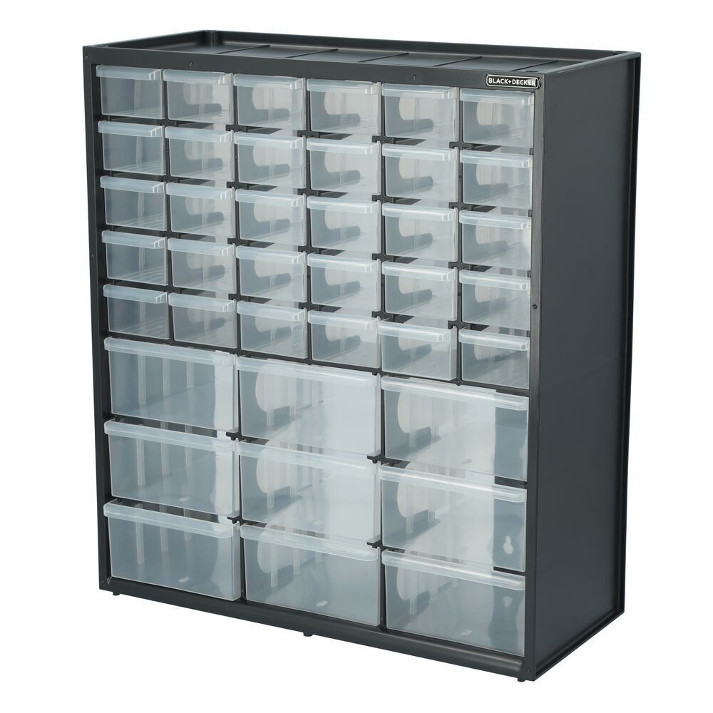 black-decker-large-small-39-drawer-bin-system-black-best-seller image 1