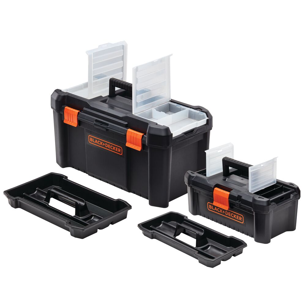 black-decker-tool-box-bundle-19-inch-and-12-inch-with-removable-compartments image 2
