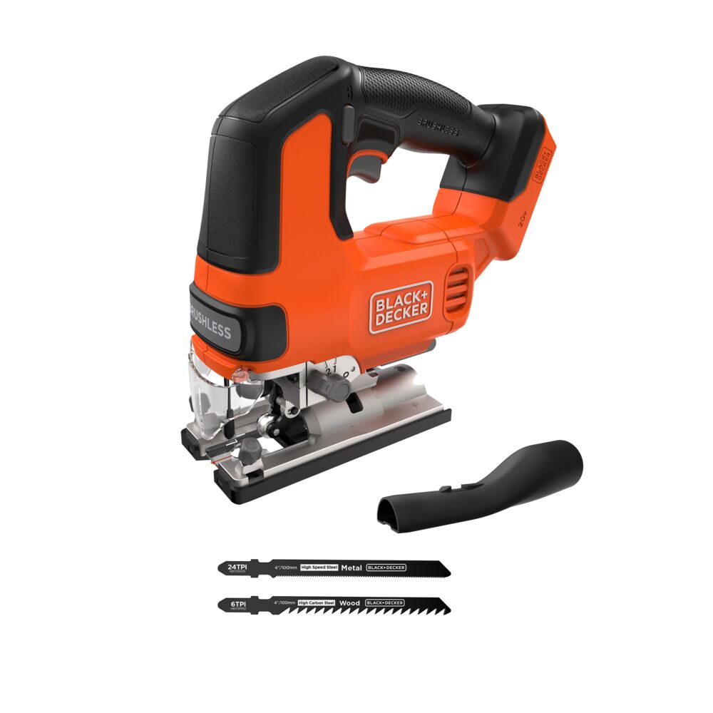 black-decker-20v-max-powerconnect-cordless-brushless-jig-saw-tool-only image 1