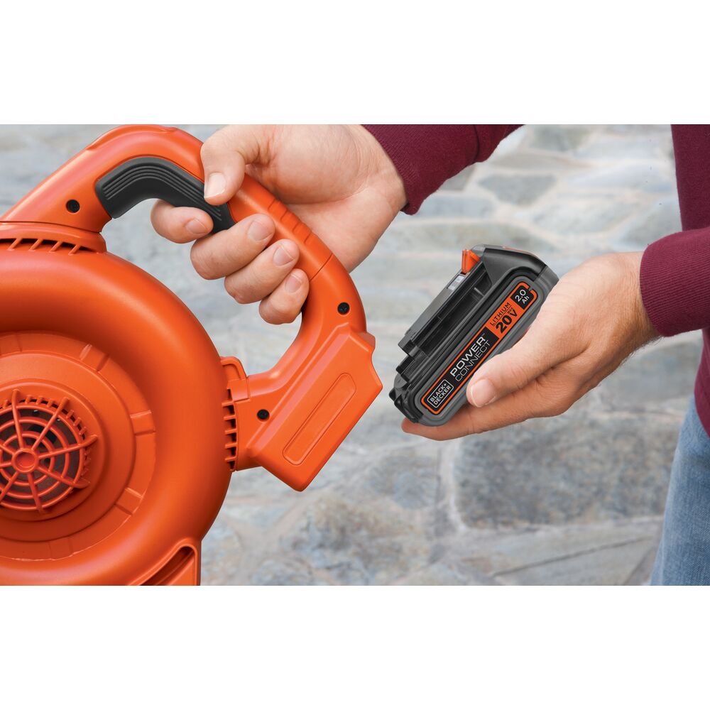black-decker-20v-max-2-0-ah-lithium-ion-battery-powerconnect-compatible image 2