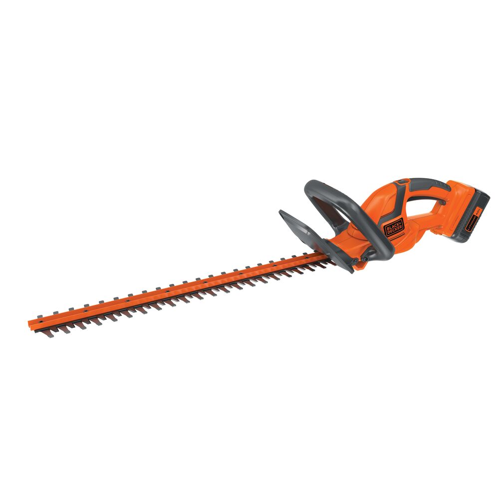 black-decker-40v-max-22-inch-cordless-hedge-trimmer-battery-charger-included image 1