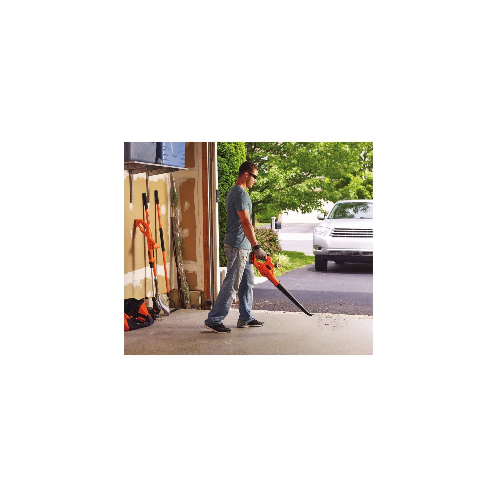 black-decker-20v-max-powerconnect-cordless-10-inch-string-trimmer-edger-leaf-blo image 3