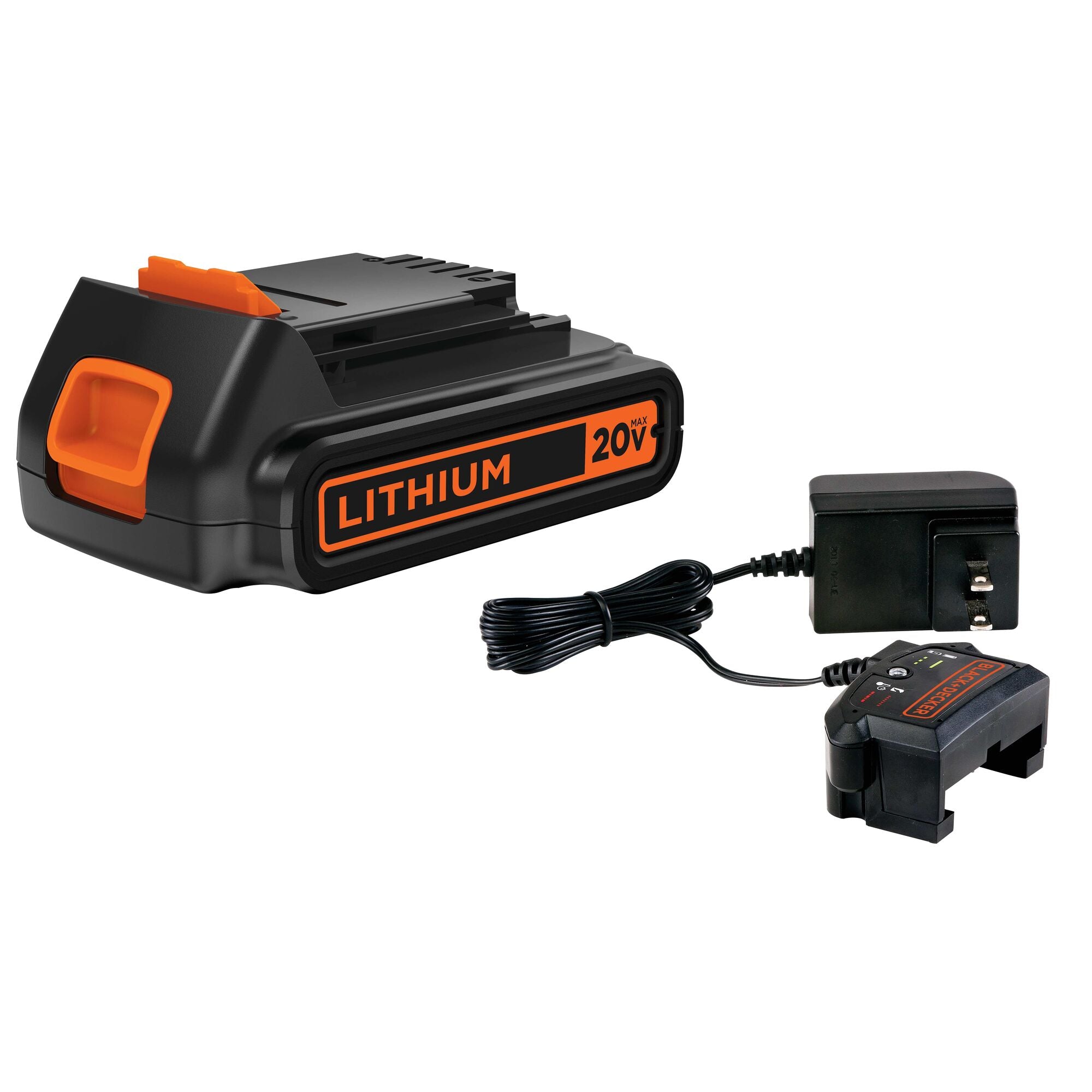 black-decker-20v-max-powerconnect-battery-1-5-ah-charger image 1