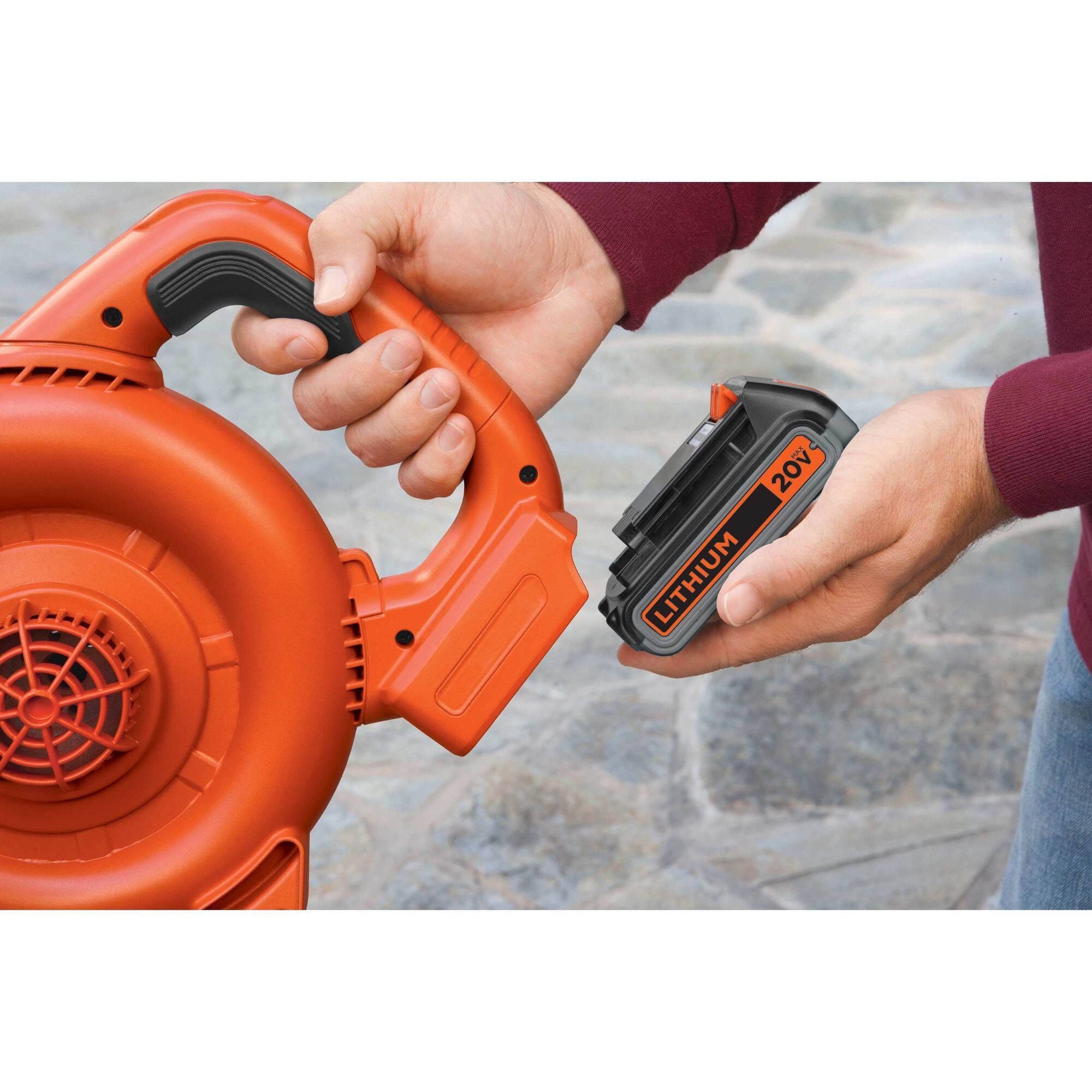 black-decker-20v-max-powerconnect-lightweight-battery-2-0-ah image 2