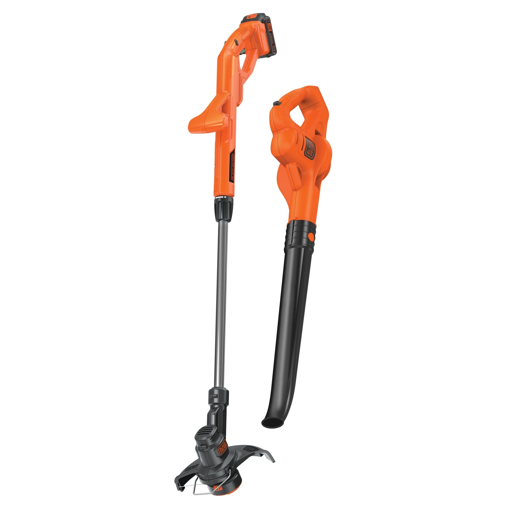 black-decker-20v-max-powerconnect-cordless-10-inch-string-trimmer-edger-leaf-blo image 1