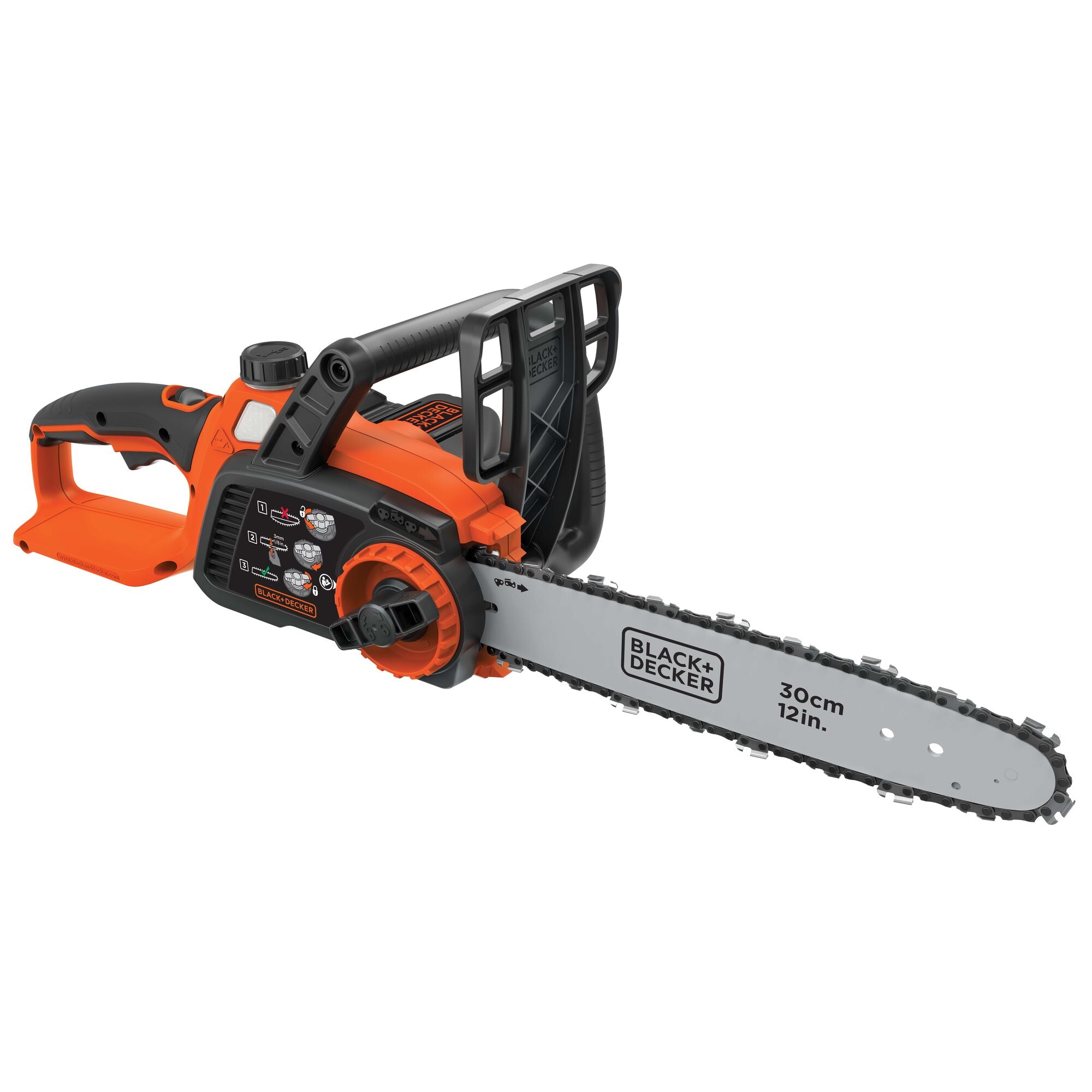 black-decker-40v-max-cordless-12-inch-chainsaw-kit-battery-and-charger-included image 2