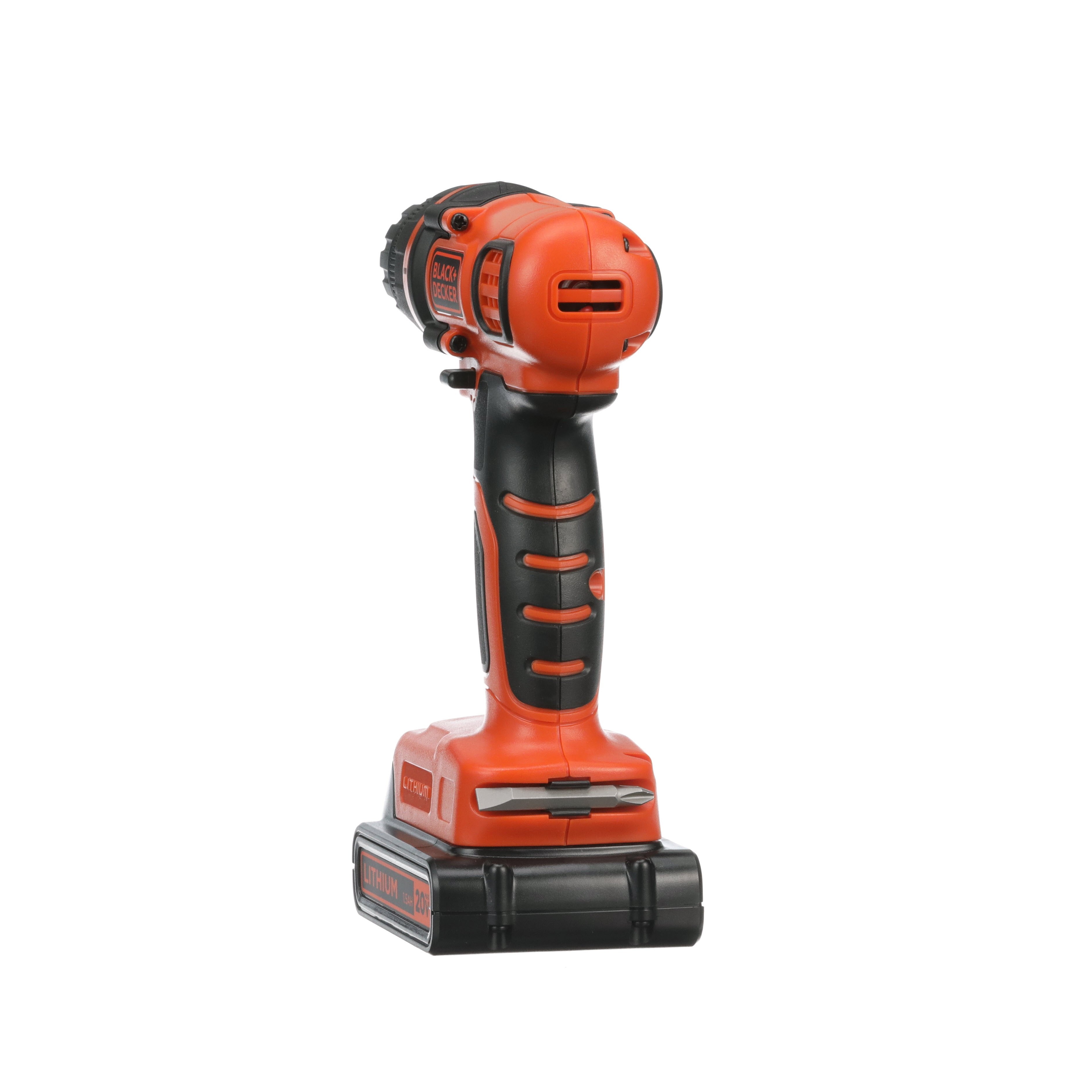 black-decker-20v-max-powerconnect-cordless-drill-driver-kit-11-position-clutch-b image 8