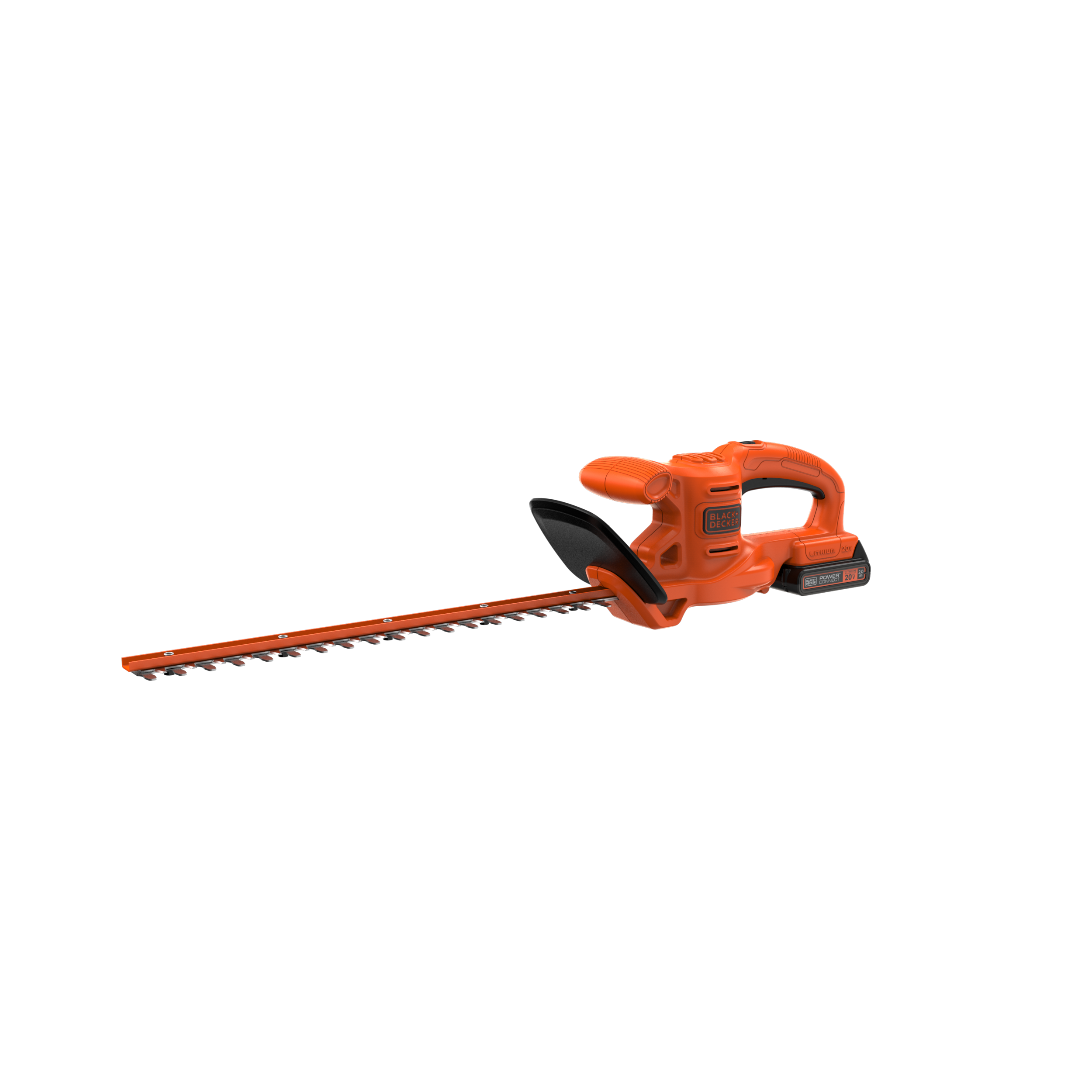 black-decker-20v-max-powerconnect-cordless-18-inch-hedge-trimmer-kit-battery-and image 7