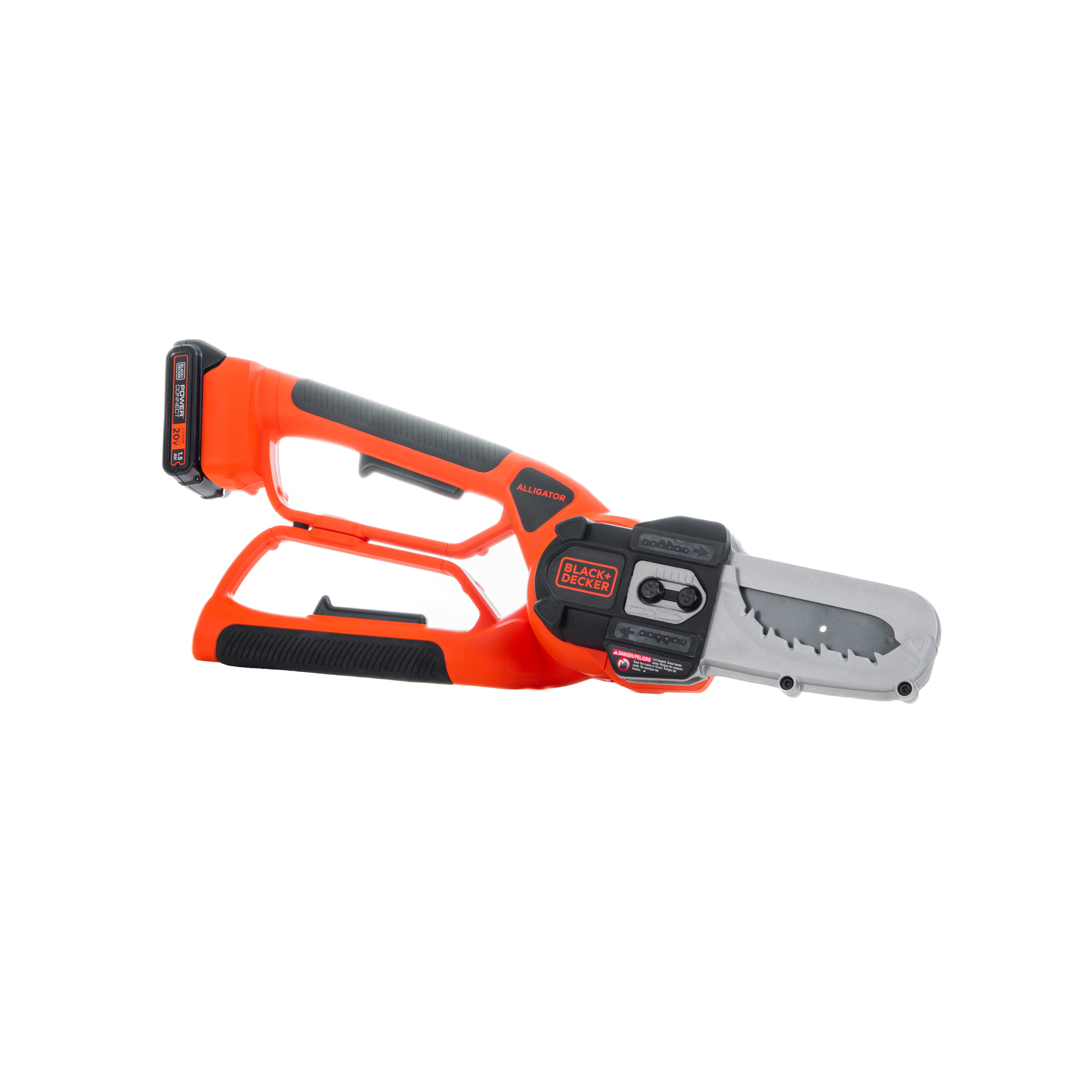 black-decker-20v-max-powerconnect-cordless-chainsaw-and-alligator-lopper-with-ba image 5