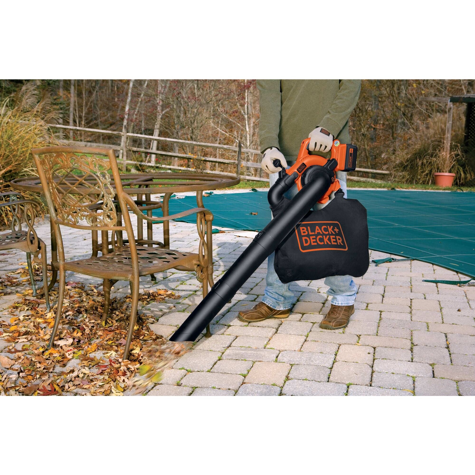 black-decker-40v-max-cordless-leaf-blower-and-vacuum-battery-and-charger-not-inc image 2