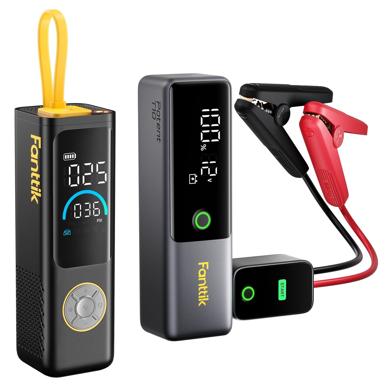 fanttik-x9-apex-tire-inflator-and-potent-t10-1800-amp-jump-starter-bundle image 1