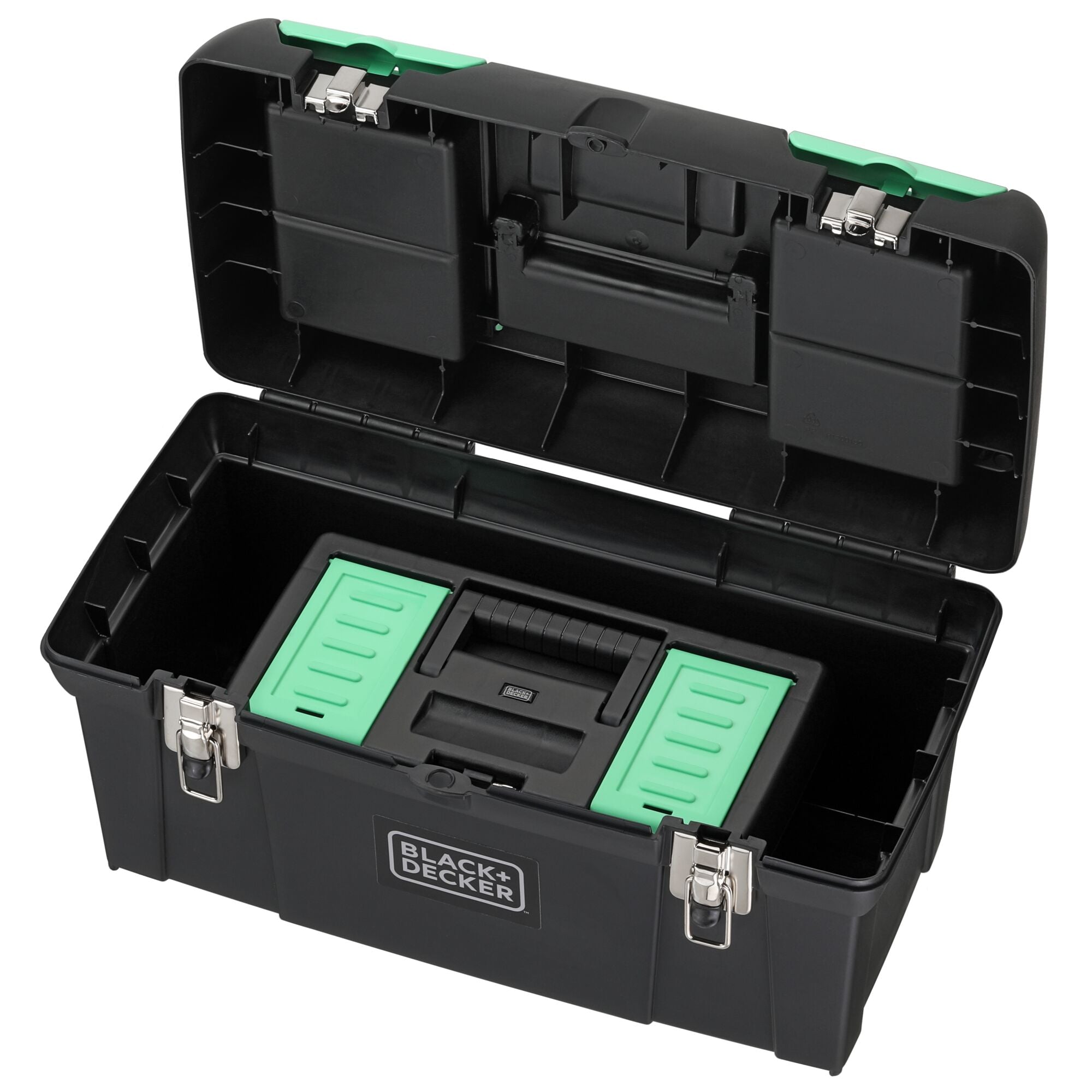 black-decker-reviva-toolbox-bundle-tool-storage-organizer-19-and-12-5-toolboxes image 2