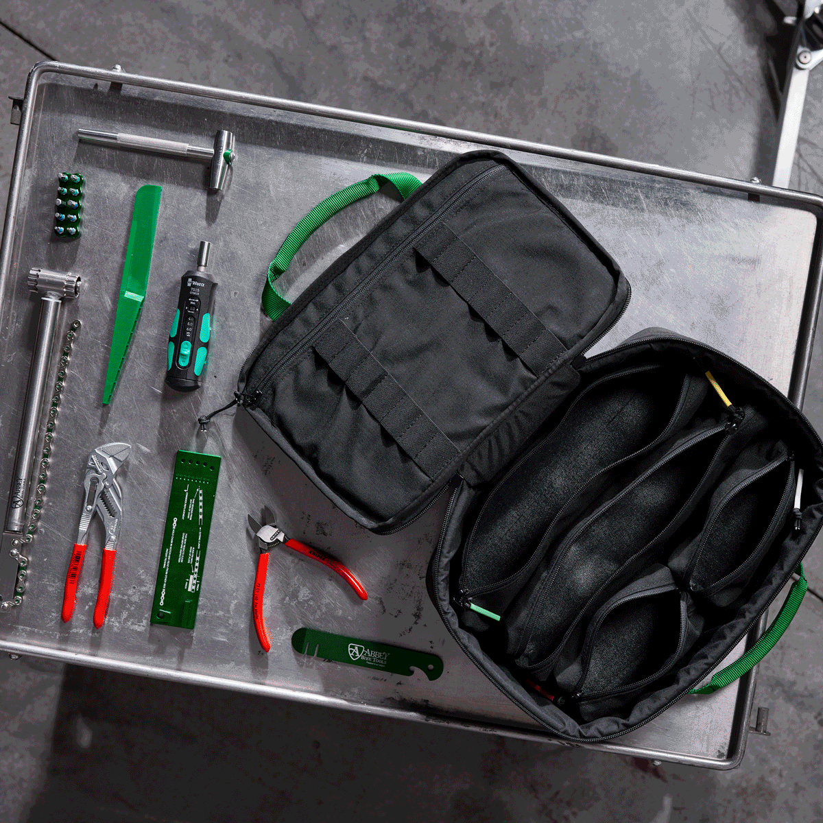 abbey-bike-tools-soft-sided-toolbox-versatile-cordura-tool-organizer-for-mechani image 5